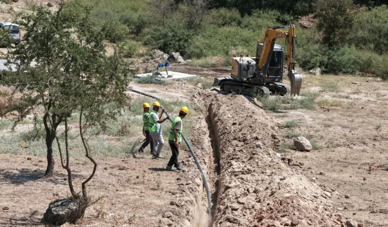 Başkan Çerçioğlu’ndan Çine Bedirler’e 3,8 milyonluk altyapı