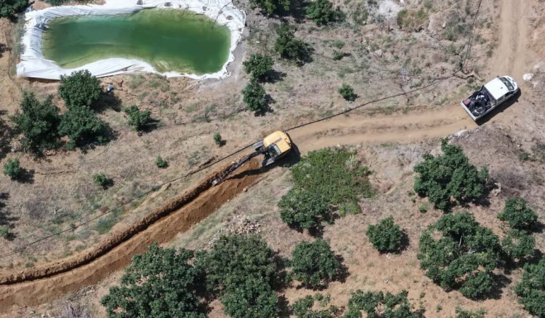 Büyükşehirden Sultanhisar’a 2 bin metrelik yeni su hattı