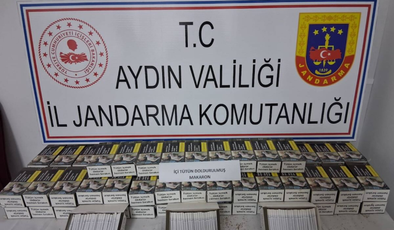 İzmir’den Aydın’a uzanan operasyon: 20 bin makaron ele geçirildi